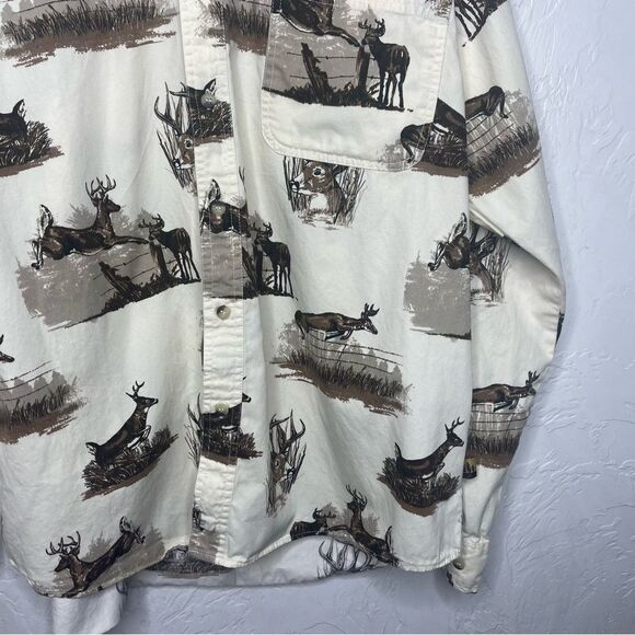 Field Tested Elk Deer Hunting Outdoor Long Sleeve Flannel Size Large - Picture 3 of 7